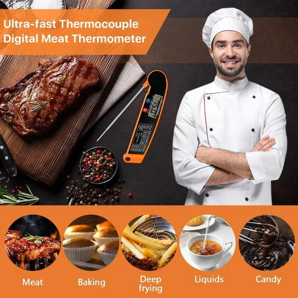 Digital Kitchen Food Thermometer For Meat Cooking Grilling