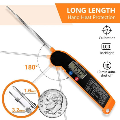 Digital Kitchen Food Thermometer For Meat Cooking Grilling